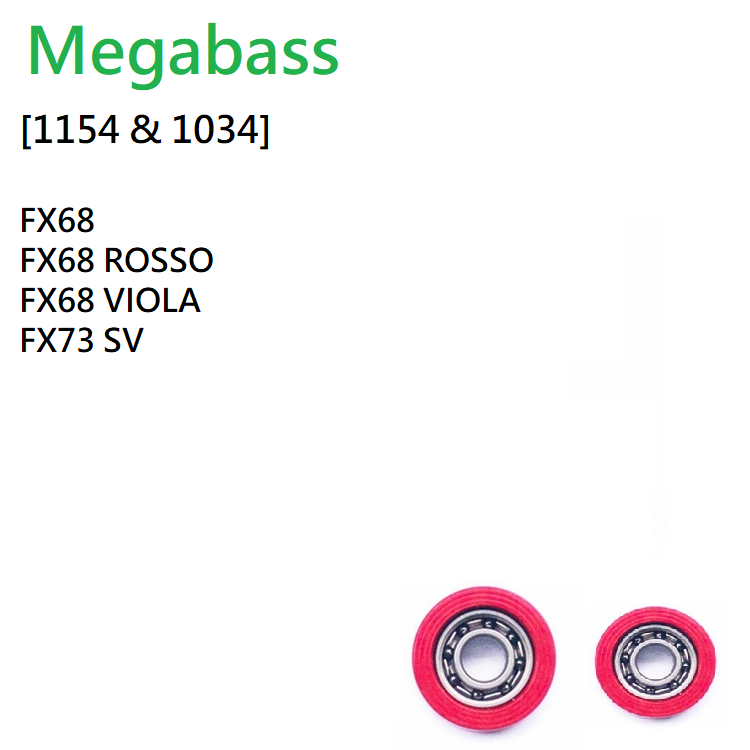 Roro Bearings Fit Megabass [1154 & 1034] FX68 FX68 ROSSO FX68