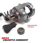 Load image into Gallery viewer, Roro Super Light Weight BFS SiC Magnesium Titanium Spool For 23 Calcutta Conquest BFS Baitcasting Reel CQ25-MG

