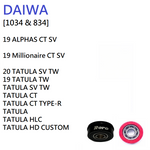 画像をギャラリービューアに読み込む, Roro Bearings Fit DAIWA [1034 &amp; 834]  23 SLP Millionaire Air 22 Silver Creek Air 21 Gekkabijin Air 20 ALPHAS AIR TW 19 ALPHAS CT SV...
