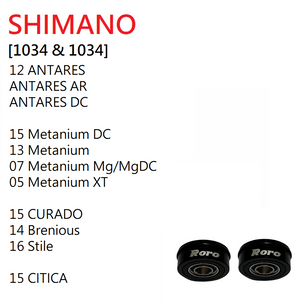 Roro Bearings Fit SHIMANO [1034 & 1034]  18 SLX MGL   19 Scorpion MGL   18 ALDEBARAN MGL  17 CHRONARCH MGL...