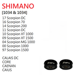 Load image into Gallery viewer, Roro Bearings Fit SHIMANO [1034 &amp; 1034]  18 SLX MGL   19 Scorpion MGL   18 ALDEBARAN MGL  17 CHRONARCH MGL...
