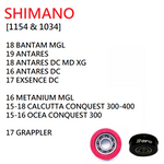 Load image into Gallery viewer, Roro Bearings Fit SHIMANO [1154 &amp; 1034]  18 BANTAM MGL   19 ANTARES  18 ANTARES DC MD XG 16 ANTARES DC  17 EXSENCE DC...
