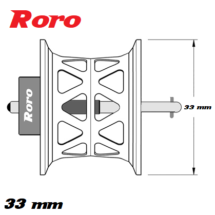 Roro BFS Stainless Steel Spool For Salamandura  / TATULA Reel Roro Spool