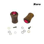 Load image into Gallery viewer, Roro DIY Handle Knob I shape Solid Wood Grip For DAIWA / SHIMANO 1 Set ( 2 pcs)
