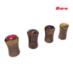 Load image into Gallery viewer, Roro DIY Handle Knob I shape Solid Wood Grip For DAIWA / SHIMANO 1 Set ( 2 pcs)
