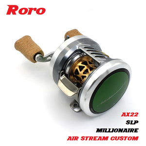 Roro BFS SiC Titanium Spool For 24  PX BF70 BFS / 23 SLP Millionaire Air / 22 Silver Creek Air / 21 Gekkabijin Air / 20 Alphas Air / 20 Steez Air Baitcasting Reel AX22