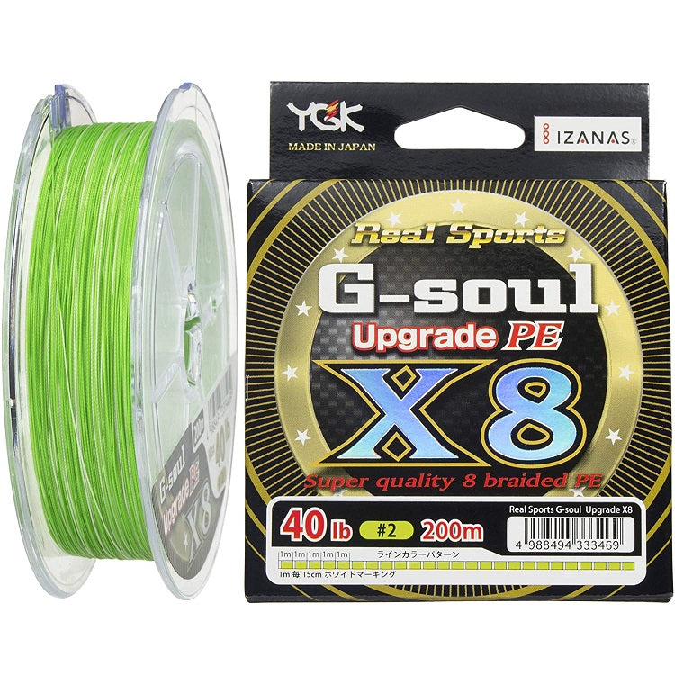 YGK P.E. Line G-Soul X8 Upgrade & YGK P.E. X-BRAID Upgrade X8