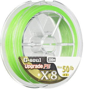 Tresse YGK WX8 Real Sports G Soul PE1 16LB Verte - 150m Pour Pêche Carnassiers