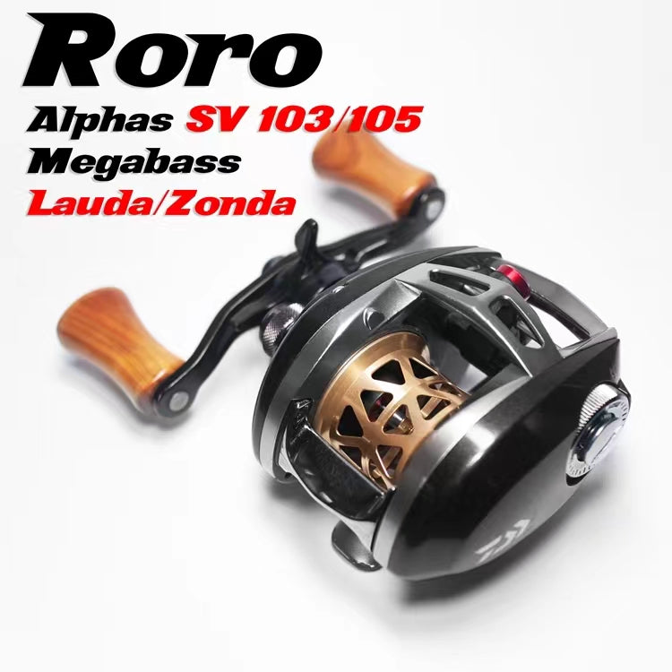 Roro BFS Titanium Spool For ALPHAS SV Megabass Lauda/Zonda Shallow Baitcasting Reel AX27 - RORO LURE