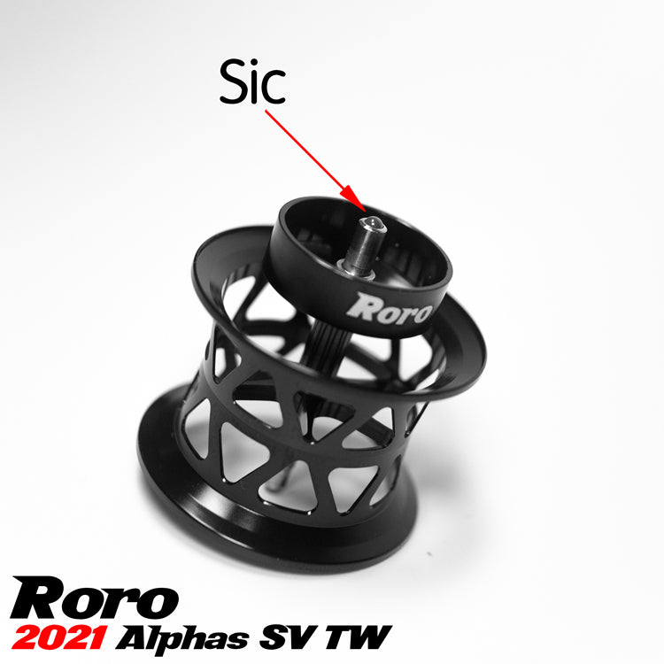 Roro BFS DIY SiC Titanium Spool for 2021 Alphas SV TW Shallow Casting Reel AX23 - RORO LURE