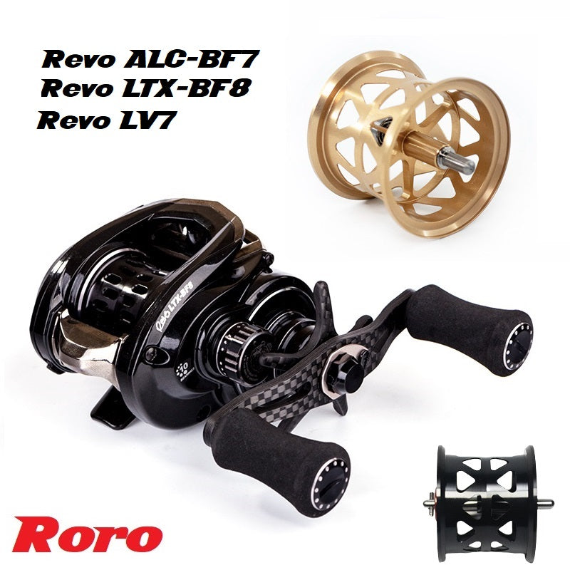 Roro Microcast DIY Titanium Spool for Revo ALC-BF7 LTX-BF8 LV7 Casting Reel BF26 - RORO LURE