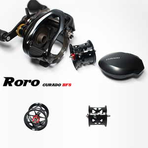 shimano bait casting reel excesories Roro Microcast DIY SiC Titanium Spool for 25 SLX BFS 21 CURADO BFS Sco – RORO LURE