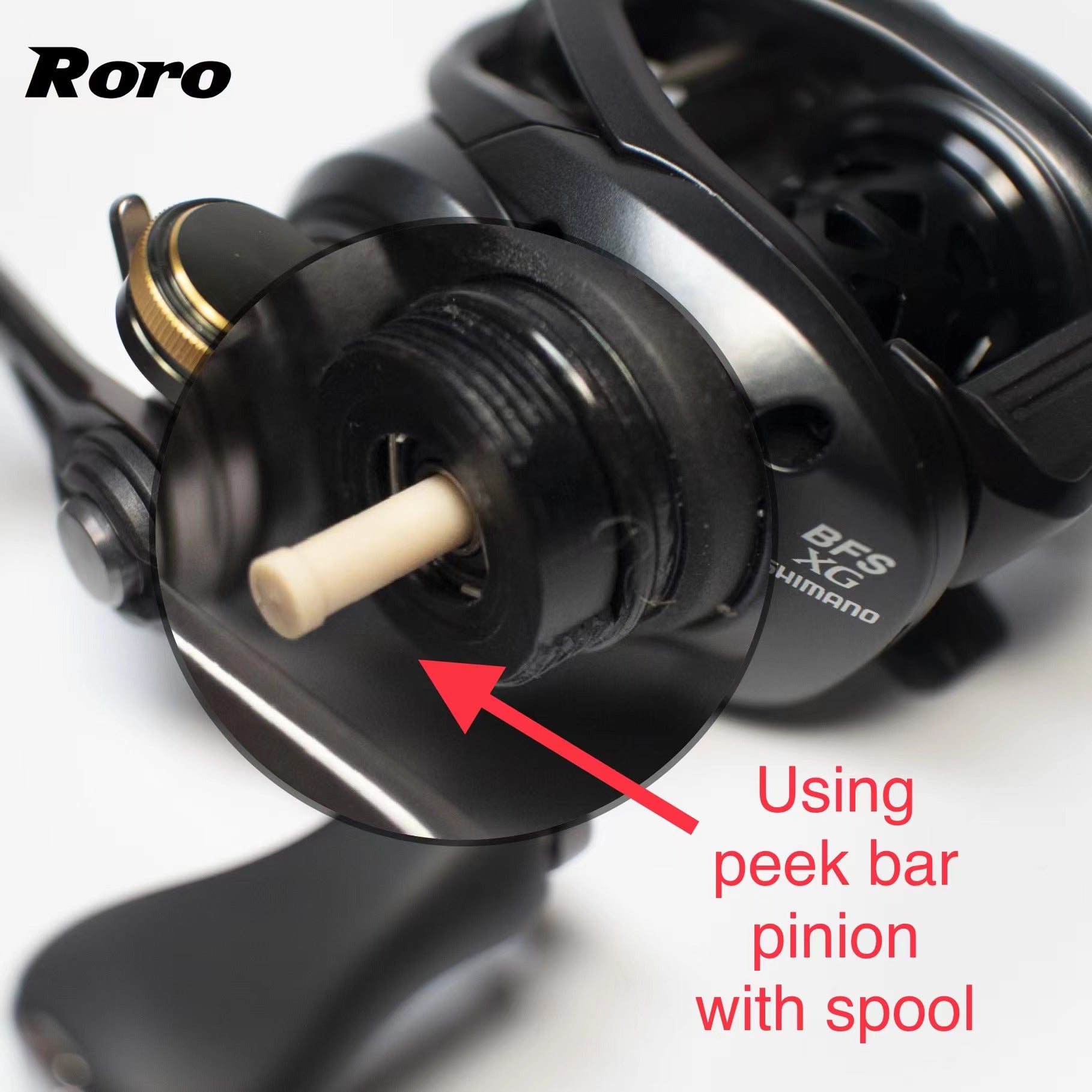 Roro Microcast DIY SiC Titanium Spool for 21 SLX BFS 21 CURADO BFS