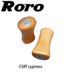 画像をギャラリービューアに読み込む, Roro DIY Handle Knob Lightweight Solid Wood Grip For DAIWA / SHIMANO 1 Set(2 pcs) - RORO LURE
