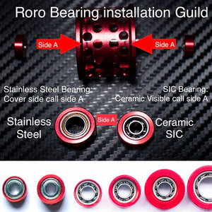 Roro Stainless Steel Ball Spool Bearings for Baitcasting Reel - RORO LURE