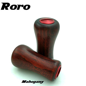 Roro DIY Handle Knob Round Solid Wood Grip For DAIWA / SHIMANO 1 Set ( –  RORO LURE