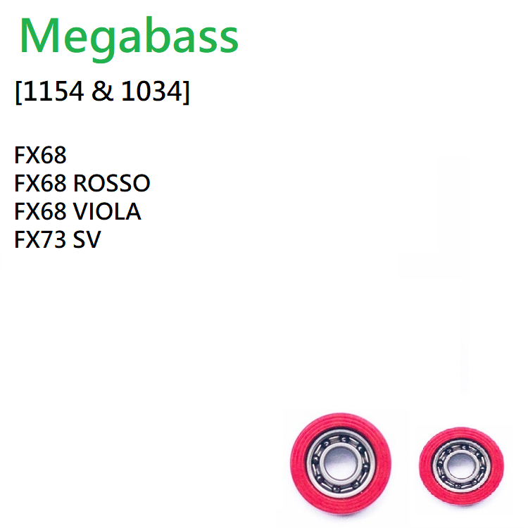 Roro Bearings Fit Megabass [1154 & 1034] FX68 FX68 ROSSO FX68 VIOLA FX73 SV - RORO LURE