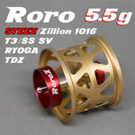 画像をギャラリービューアに読み込む, Roro Ultra BFS Titanium Spool For STEEZ / 2021 ZILLION SV TW/Zillion 1016 T3 / SS SV RYOGA TDZ Baitcasting Reel RX30 - RORO LURE
