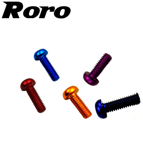 Roro Color Anodized Aluminum Alloy Screw for Baitcasting Reel 1 piece - RORO LURE