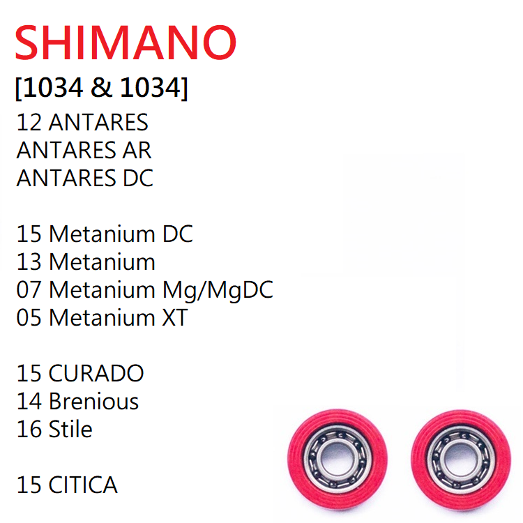 Ceramic Bearings For 2019 SHIMANO Scorpion MGL(150/150HG/150XG/151