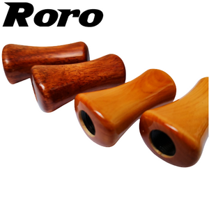Roro DIY Handle Knob Lightweight Solid Wood Grip For DAIWA / SHIMANO 1 Set(2 pcs) - RORO LURE
