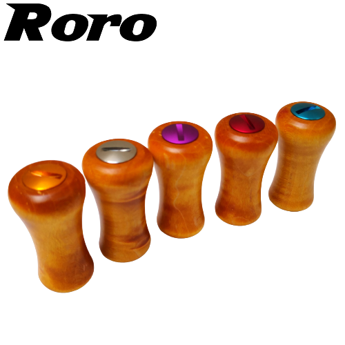 Roro DIY Handle Knob Lightweight Glossy Stable Wood Grip For DAIWA / S –  RORO LURE