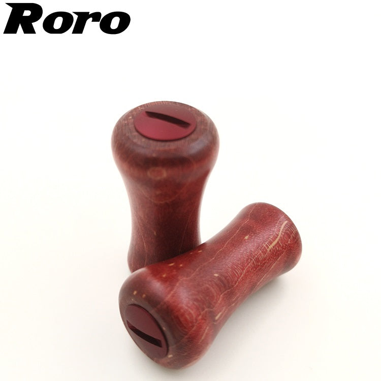 Roro Handle Knob Round Glossy Wood Daiwa/Shimano - Bait Finesse Empire